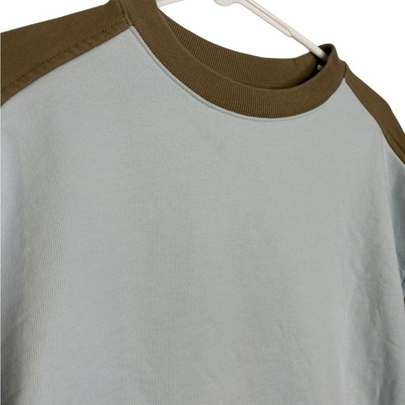 Everlane Track Oversized Crewneck Color-block Sweatshirt Size XS - Picture 8 of 9